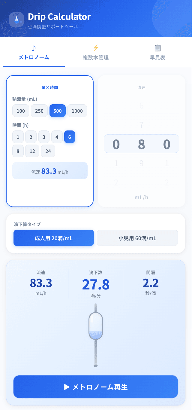 Drip Calculator スクリーンショット 1